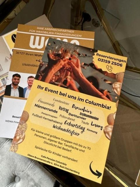 Pension Columbia Inkl. Fruehstueck Im Zentraum Bad Gleichenberg Exteriör bild